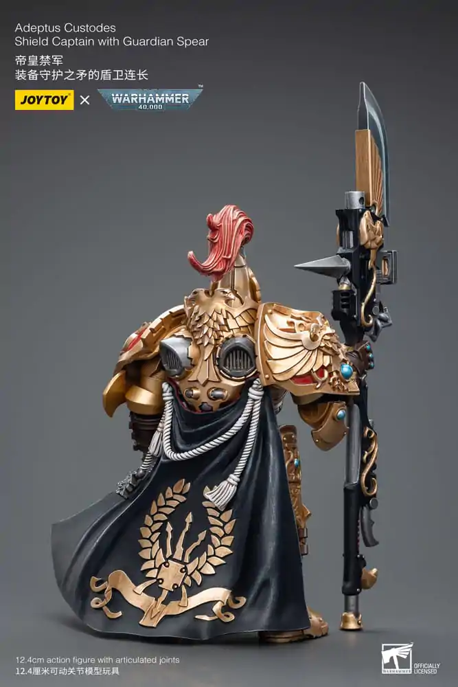 Warhammer 40k Figurka Akcji 1/18 Adeptus Custodes Shield Captain z Włócznią Strażniczą 12 cm zdjęcie produktu