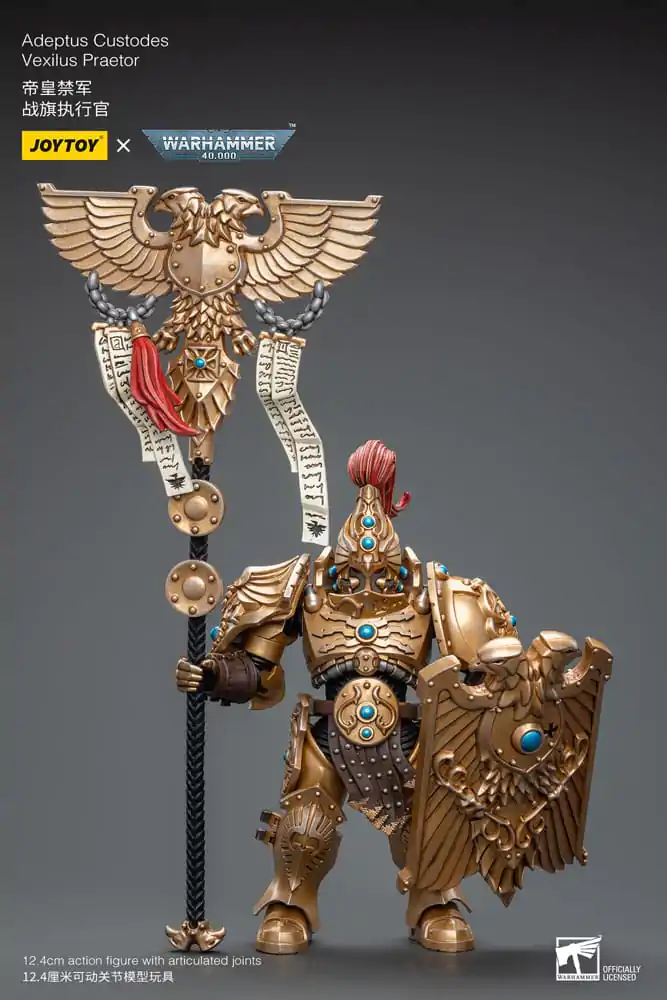 Figurka Akcji Warhammer 40k 1/18 Adeptus Custodes Vexilus Praetor zdjęcie produktu