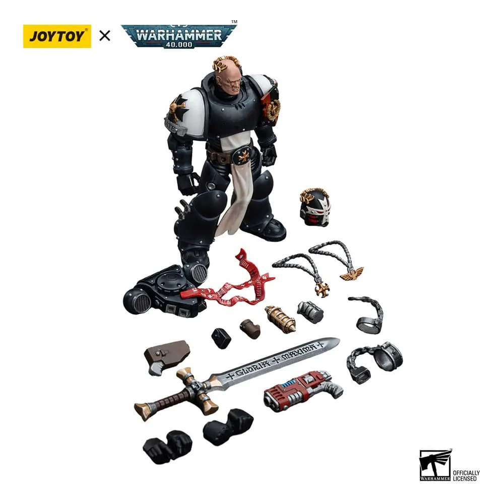 Warhammer 40k Figurka Akcji 1/18 Black Templars Emperor's Champion Bayard's Revenge 12 cm zdjęcie produktu