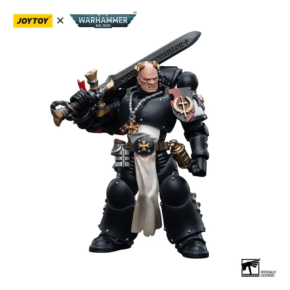 Warhammer 40k Figurka Akcji 1/18 Black Templars Emperor's Champion Bayard's Revenge 12 cm zdjęcie produktu