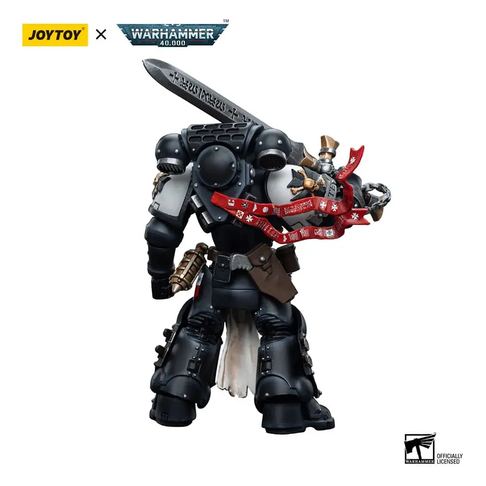 Warhammer 40k Figurka Akcji 1/18 Black Templars Emperor's Champion Bayard's Revenge 12 cm zdjęcie produktu