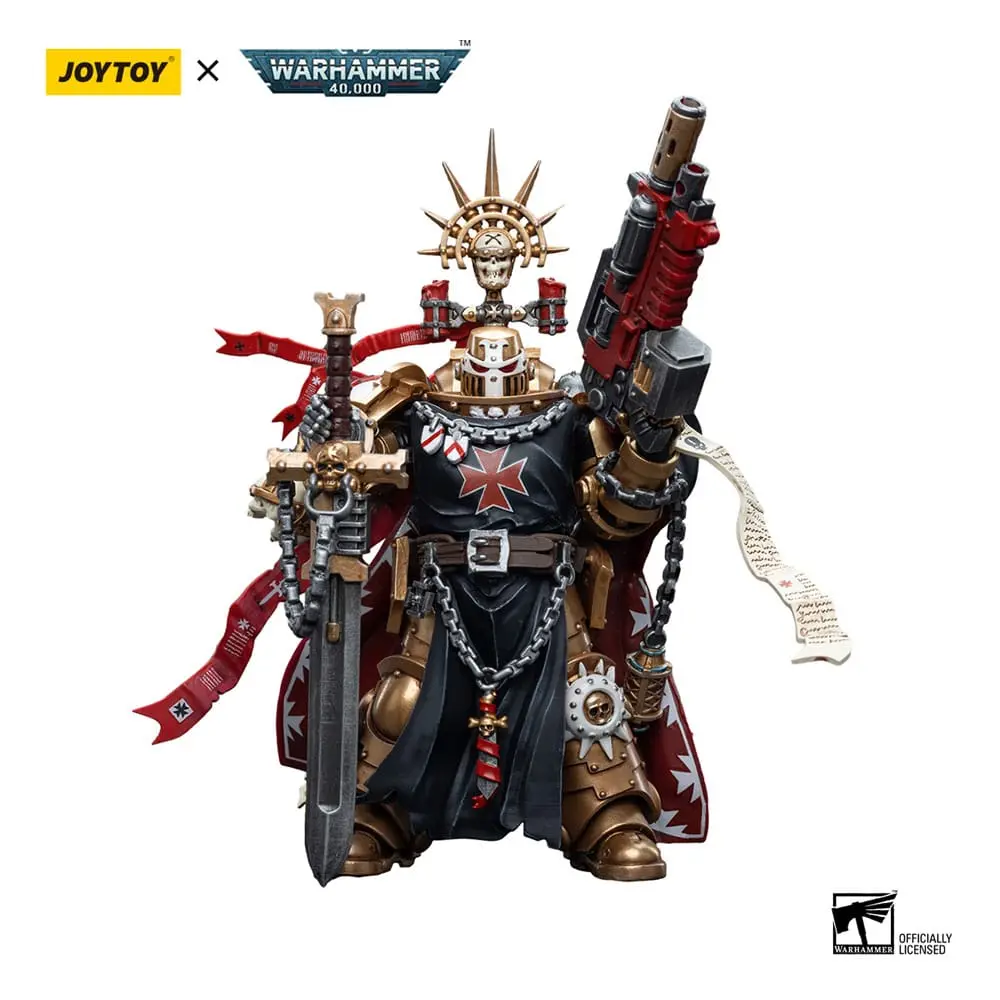 Figurka akcji Warhammer 40k 1/18 Black Templars High Marshal Helbrecht 12 cm zdjęcie produktu