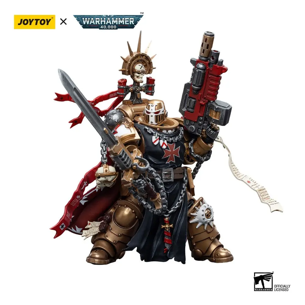 Figurka akcji Warhammer 40k 1/18 Black Templars High Marshal Helbrecht 12 cm zdjęcie produktu