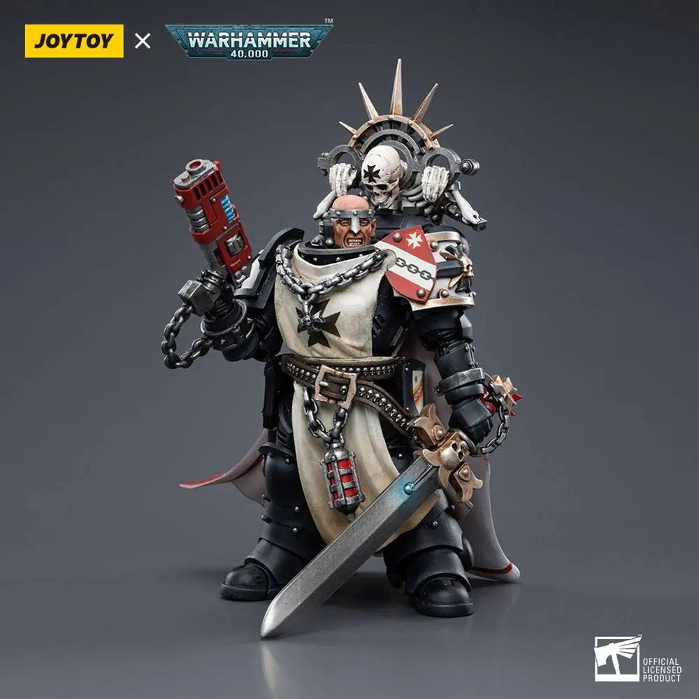 Figurka Warhammer 40k Action Figure 1/18 Black Templars Marshal Baldeckrath 12 cm zdjęcie produktu