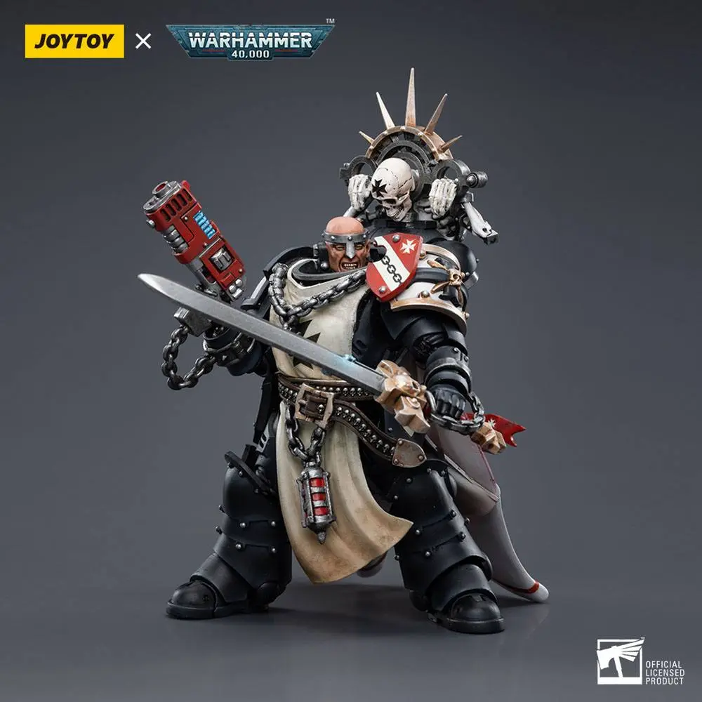 Figurka Warhammer 40k Action Figure 1/18 Black Templars Marshal Baldeckrath 12 cm zdjęcie produktu