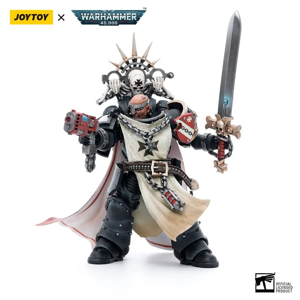 Figurka Warhammer 40k Action Figure 1/18 Black Templars Marshal Baldeckrath 12 cm zdjęcie produktu
