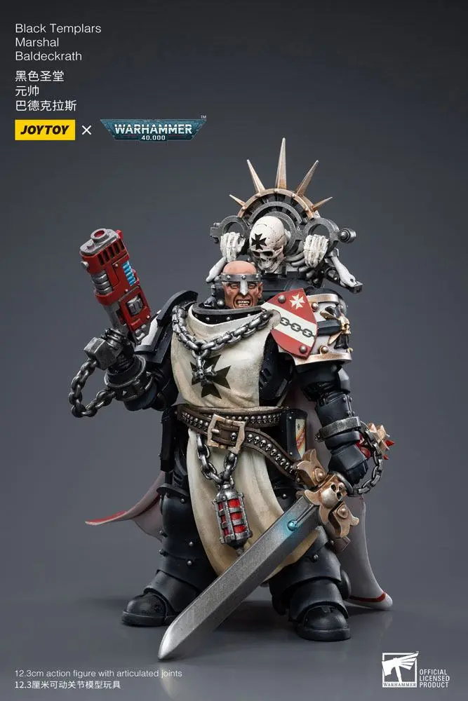 Figurka Warhammer 40k Action Figure 1/18 Black Templars Marshal Baldeckrath 12 cm zdjęcie produktu