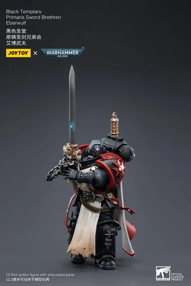 Warhammer 40k Figurka Akcji 1/18 Black Templars Primaris Sword Brethren Eberwulf 12 cm zdjęcie produktu