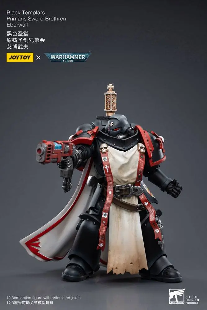 Warhammer 40k Figurka Akcji 1/18 Black Templars Primaris Sword Brethren Eberwulf 12 cm zdjęcie produktu