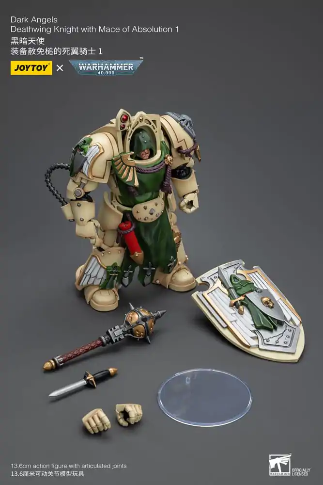 Warhammer 40k Figurka Akcji 1/18 Dark Angels Deathwing Knight z Mace of Absolution 12 cm zdjęcie produktu
