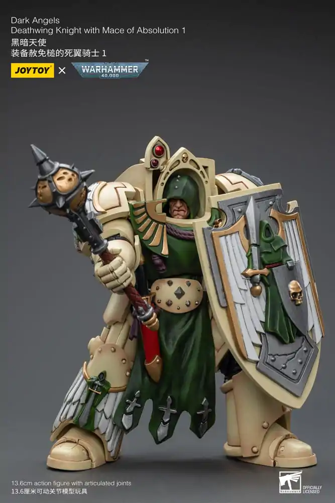Warhammer 40k Figurka Akcji 1/18 Dark Angels Deathwing Knight z Mace of Absolution 12 cm zdjęcie produktu