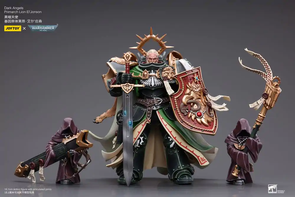 Figurka Akcji Warhammer 40k 1/18 Dark Angels Primarcha Lion El' Jonson 18 cm zdjęcie produktu