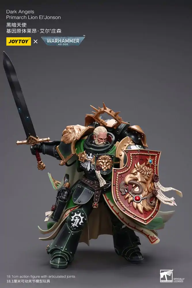 Figurka Akcji Warhammer 40k 1/18 Dark Angels Primarcha Lion El' Jonson 18 cm zdjęcie produktu