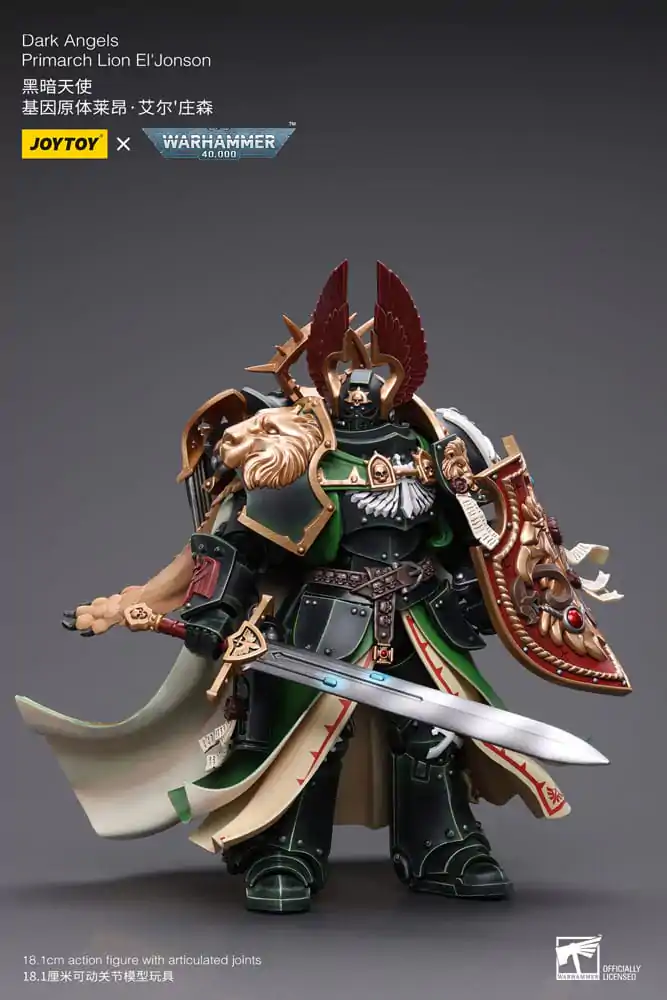 Figurka Akcji Warhammer 40k 1/18 Dark Angels Primarcha Lion El' Jonson 18 cm zdjęcie produktu