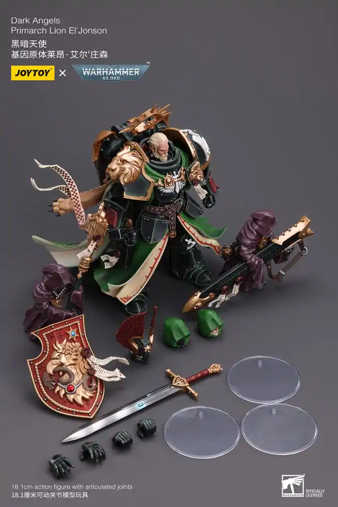 Figurka Akcji Warhammer 40k 1/18 Dark Angels Primarcha Lion El' Jonson 18 cm zdjęcie produktu