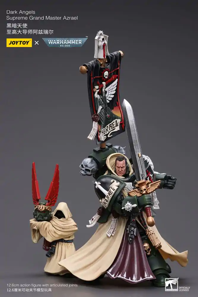 Warhammer 40k Figurka Akcji 1/18 Dark Angels Supreme Grand Master Azrael 13 cm zdjęcie produktu