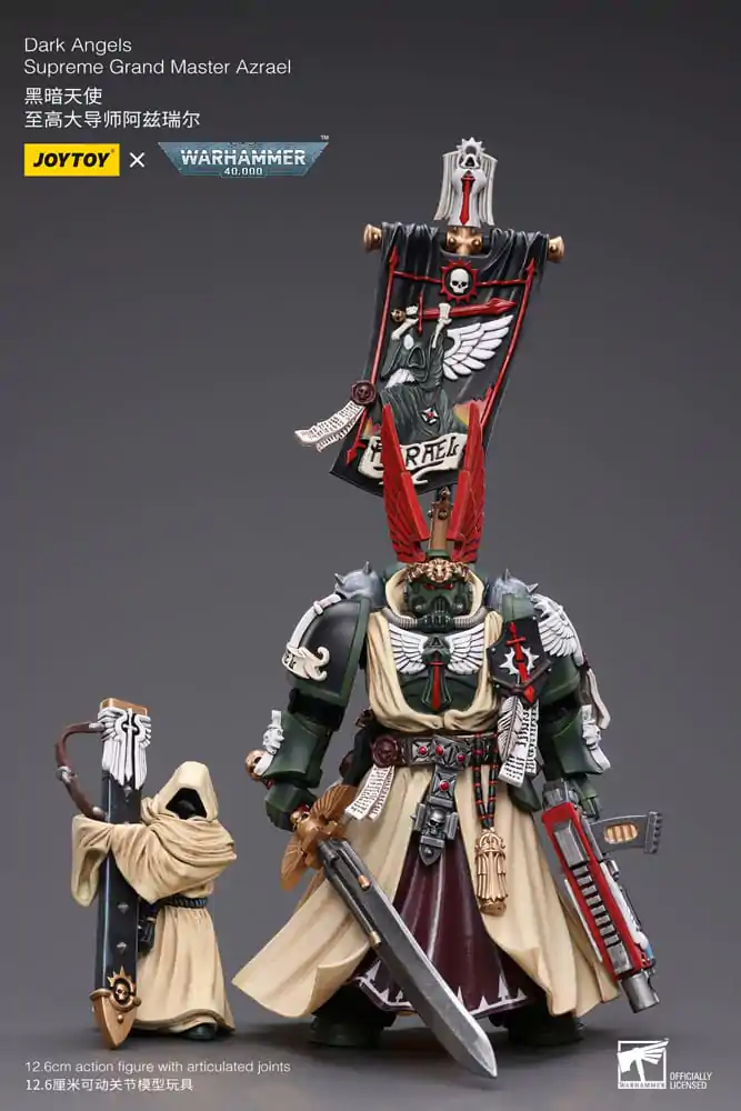 Warhammer 40k Figurka Akcji 1/18 Dark Angels Supreme Grand Master Azrael 13 cm zdjęcie produktu