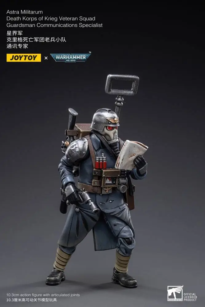Warhammer 40k Action Figure 1/18 Death Korps of Krieg Veteran Squad Guardsman Communications Specialist 10 cm zdjęcie produktu