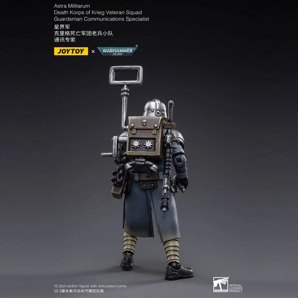 Warhammer 40k Action Figure 1/18 Death Korps of Krieg Veteran Squad Guardsman Communications Specialist 10 cm zdjęcie produktu