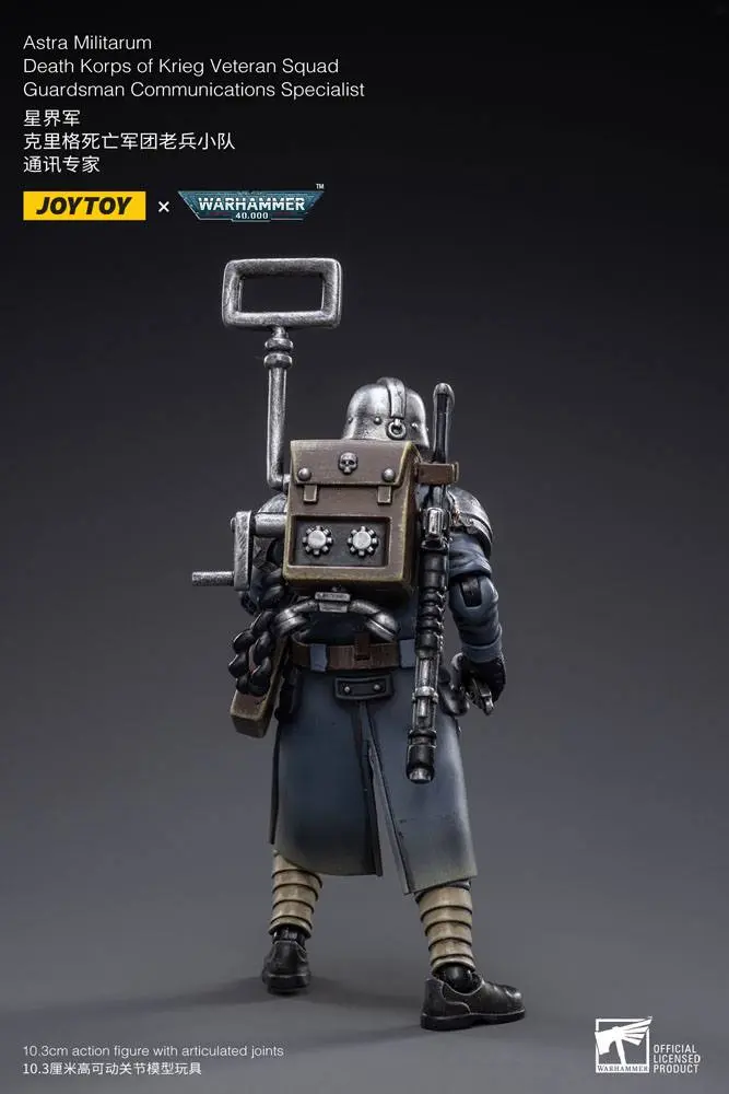 Warhammer 40k Action Figure 1/18 Death Korps of Krieg Veteran Squad Guardsman Communications Specialist 10 cm zdjęcie produktu
