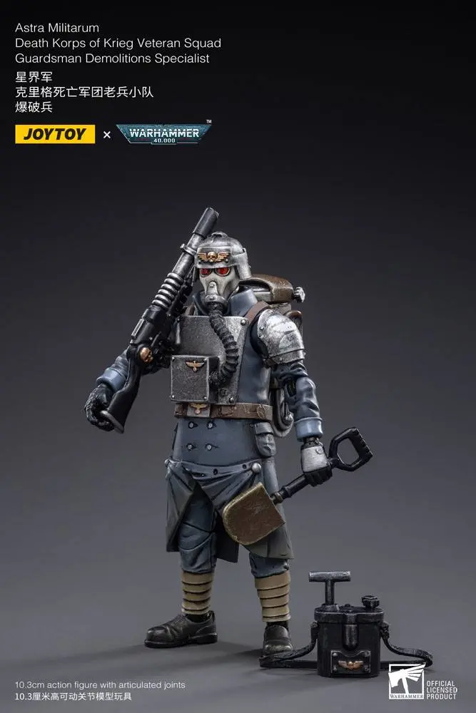 Warhammer 40k Figurka Akcji 1/18 Death Korps of Krieg Veteran Squad Guardsman Demolitions Specialist 10 cm zdjęcie produktu