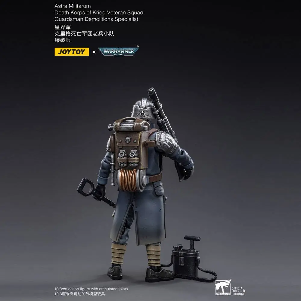 Warhammer 40k Figurka Akcji 1/18 Death Korps of Krieg Veteran Squad Guardsman Demolitions Specialist 10 cm zdjęcie produktu