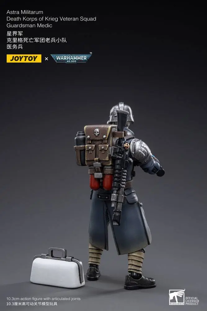 Warhammer 40k Action Figure 1/18 Death Korps of Krieg Veteran Squad Guardsman Medic 10 cm zdjęcie produktu