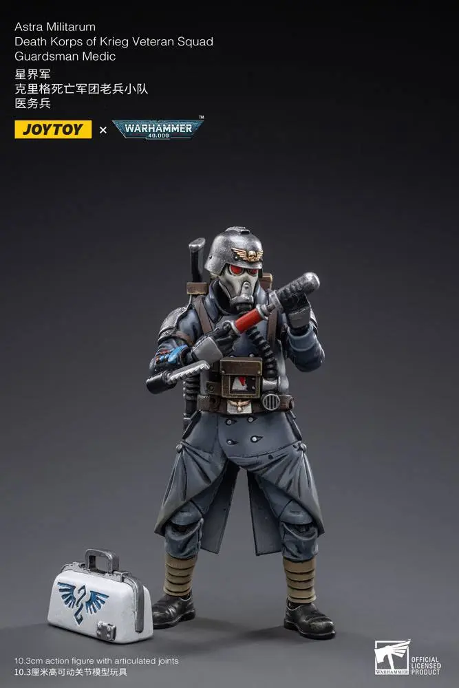 Warhammer 40k Action Figure 1/18 Death Korps of Krieg Veteran Squad Guardsman Medic 10 cm zdjęcie produktu