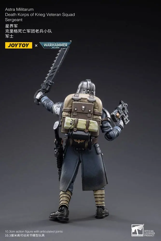 Warhammer 40k Figurka Akcji 1/18 Death Korps of Krieg Veteran Squad Sierżant 10 cm zdjęcie produktu