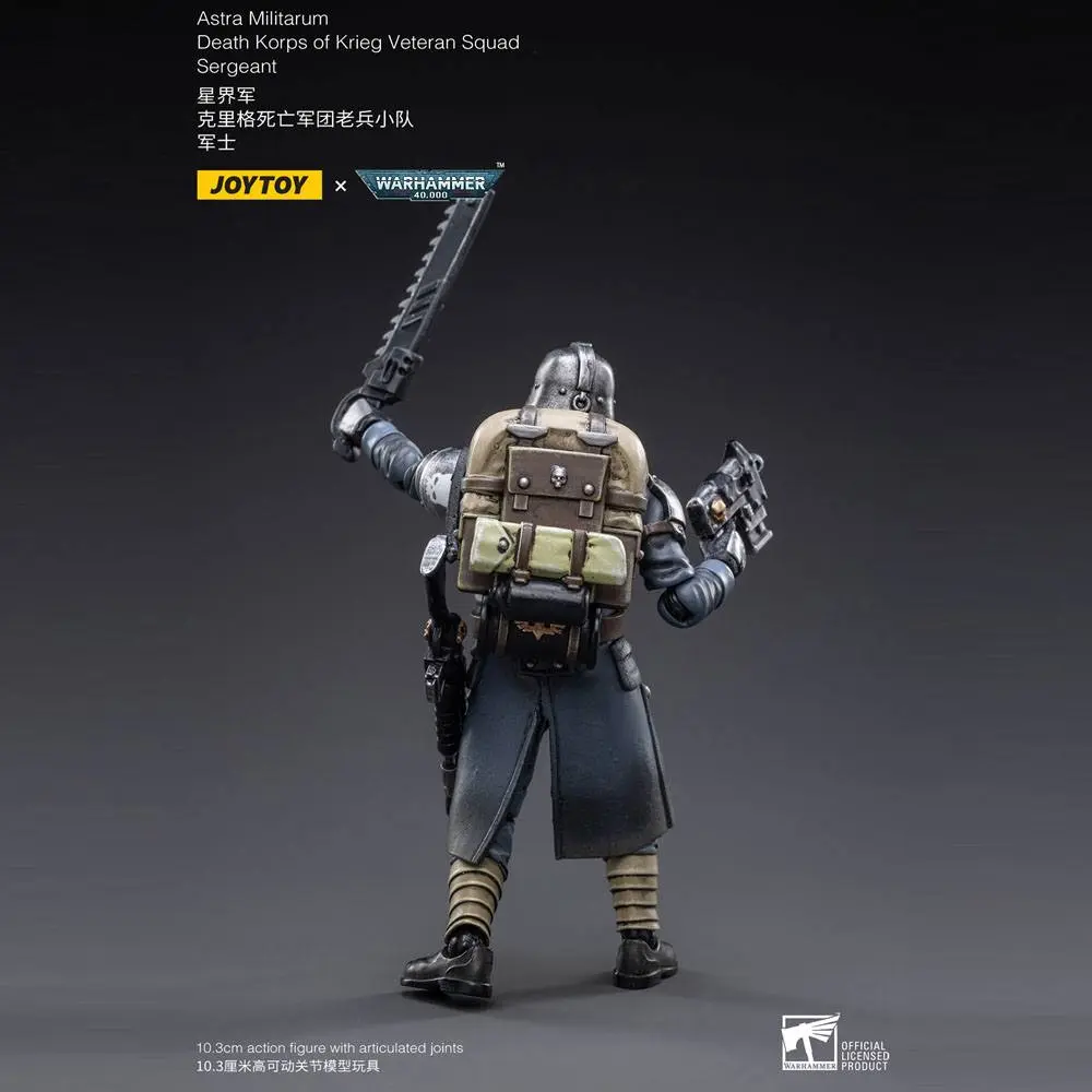 Warhammer 40k Figurka Akcji 1/18 Death Korps of Krieg Veteran Squad Sierżant 10 cm zdjęcie produktu