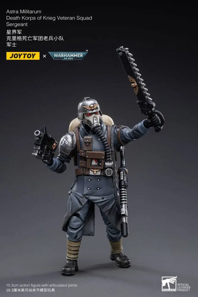 Warhammer 40k Figurka Akcji 1/18 Death Korps of Krieg Veteran Squad Sierżant 10 cm zdjęcie produktu