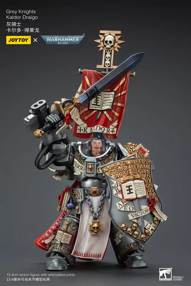 Warhammer 40k Figurka Akcji 1/18 Grey Knights Kaldor Draigo 14 cm zdjęcie produktu