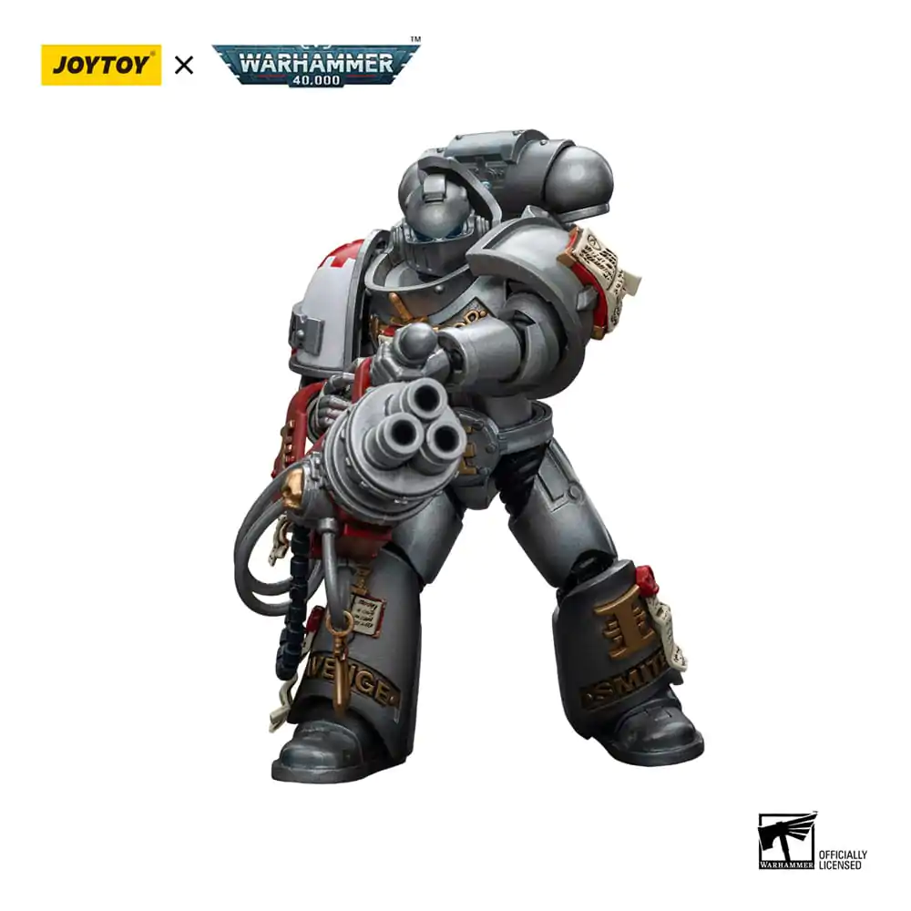 Warhammer 40k Figurka Akcji 1/18 Grey Knights Strike Squad Szary Rycerz z Psilencerem 12 cm zdjęcie produktu