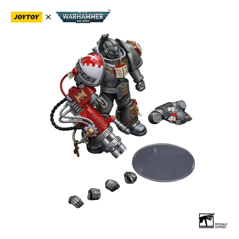 Warhammer 40k Figurka Akcji 1/18 Grey Knights Strike Squad Szary Rycerz z Psilencerem 12 cm zdjęcie produktu