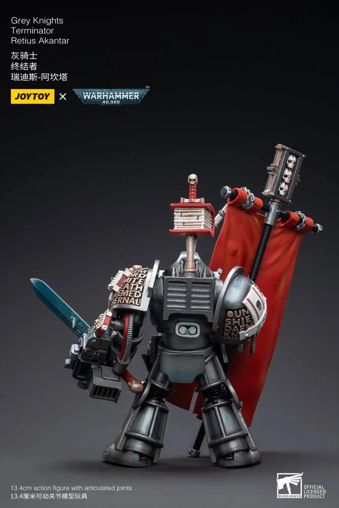 Warhammer 40k Figurka akcji 1/18 Grey Knights Terminator Retius Akantar 13 cm zdjęcie produktu