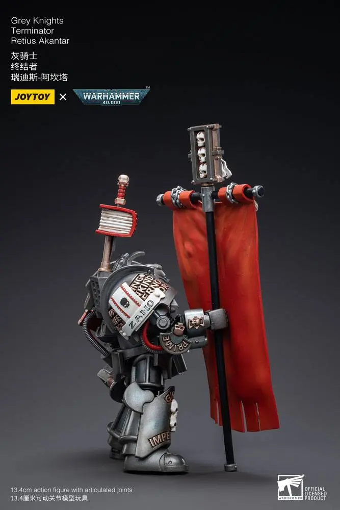 Warhammer 40k Figurka akcji 1/18 Grey Knights Terminator Retius Akantar 13 cm zdjęcie produktu