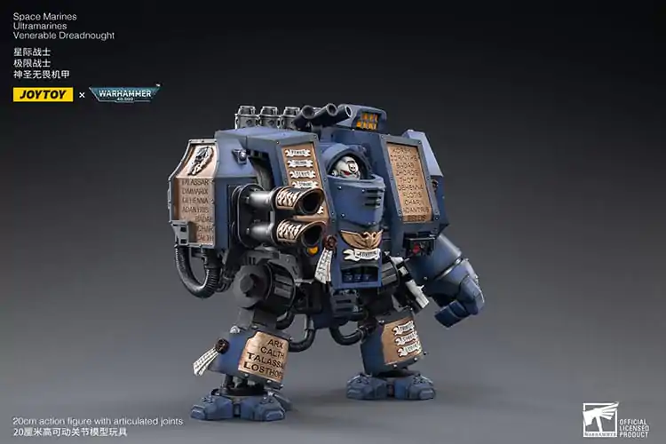 Warhammer 40k Figurka Akcji 1/18 Space Marines Ultramarines Czcigodny Dreadnought 19 cm zdjęcie produktu