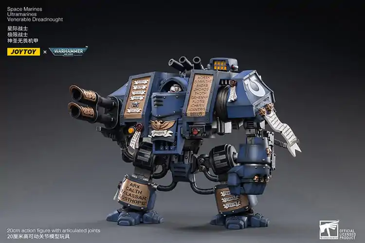 Warhammer 40k Figurka Akcji 1/18 Space Marines Ultramarines Czcigodny Dreadnought 19 cm zdjęcie produktu