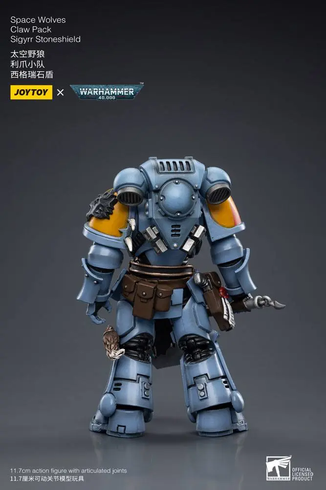 Warhammer 40k Figurka Akcji 1/18 Space Wolves Claw Pack Sigyrr Stoneshield 12 cm zdjęcie produktu