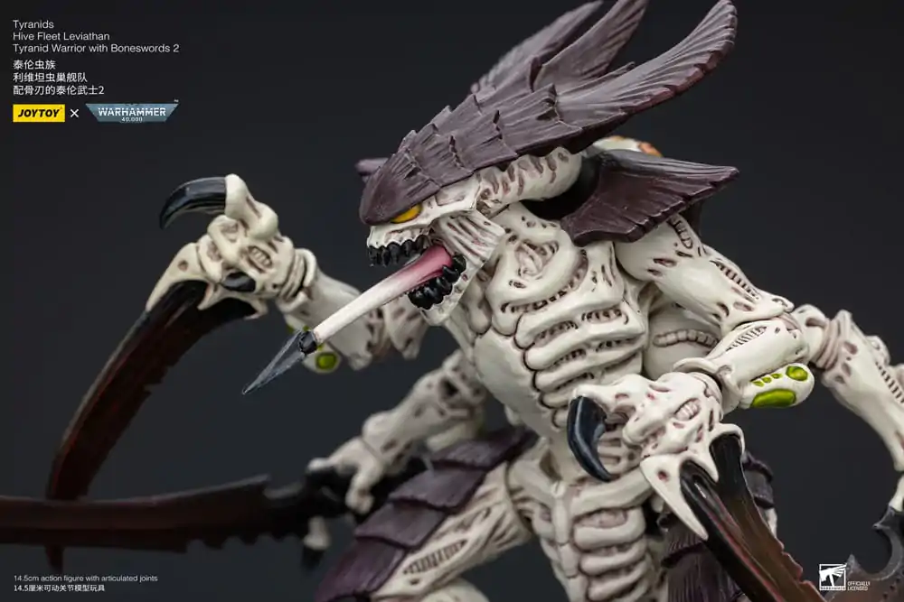 Warhammer 40k Figurka Akcji 1/18 Tyranids Hive Fleet Leviathan Tyranid Warrior z Boneswords 2 15 cm zdjęcie produktu