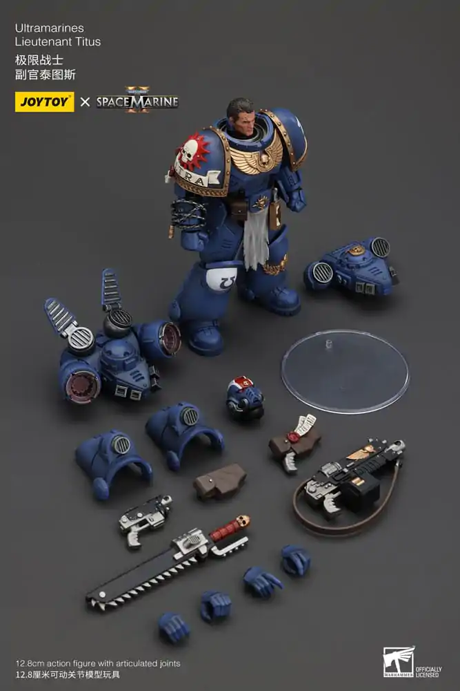 Warhammer 40k Figurka Akcji 1/18 Ultramarines Porucznik Titus 13 cm zdjęcie produktu