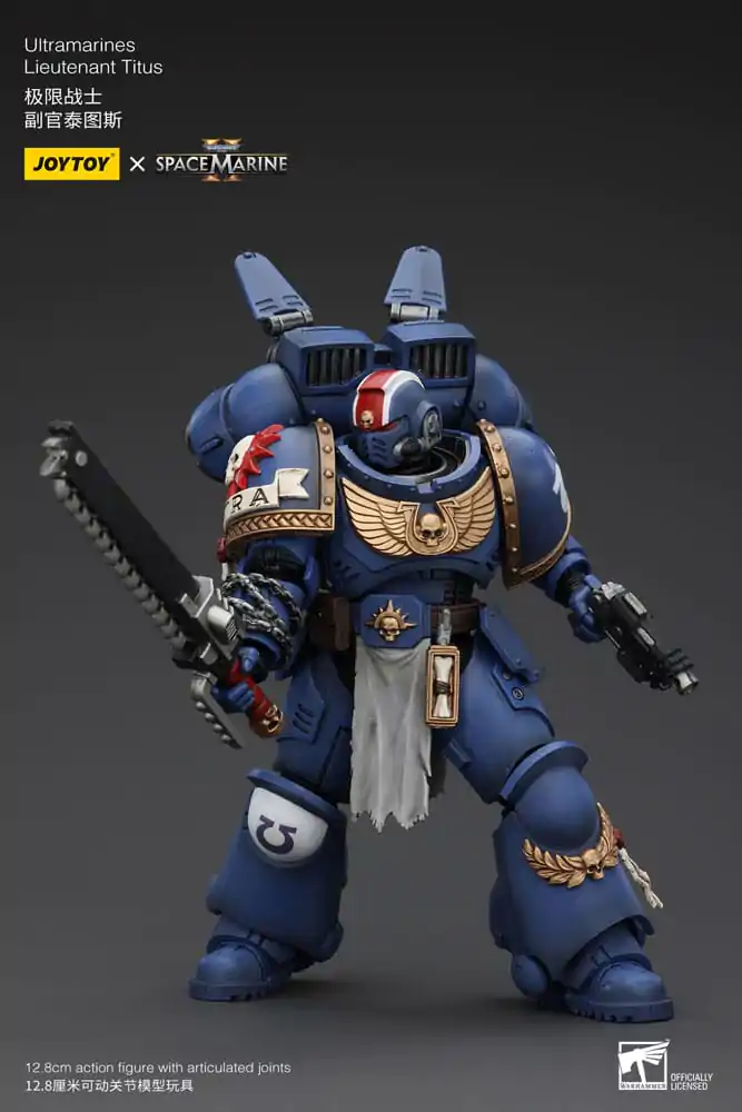 Warhammer 40k Figurka Akcji 1/18 Ultramarines Porucznik Titus 13 cm zdjęcie produktu