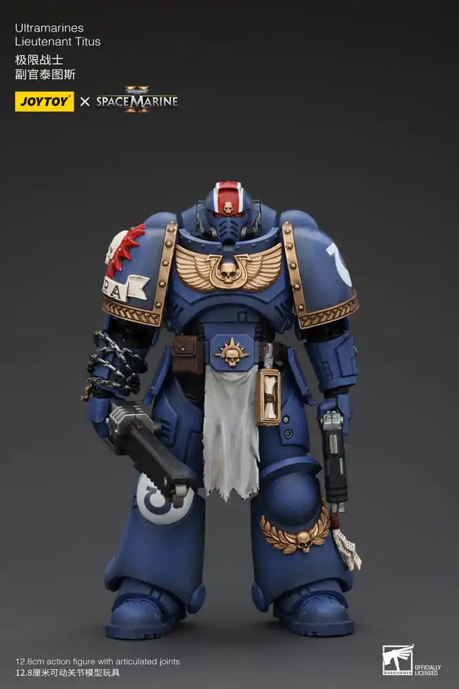 Warhammer 40k Figurka Akcji 1/18 Ultramarines Porucznik Titus 13 cm zdjęcie produktu