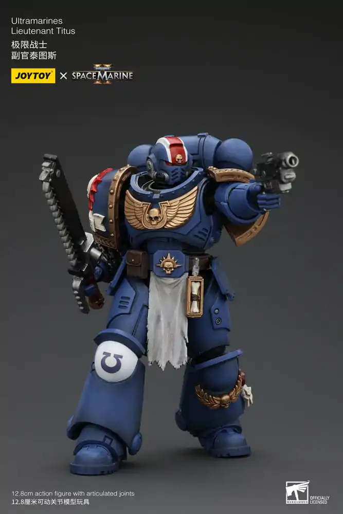 Warhammer 40k Figurka Akcji 1/18 Ultramarines Porucznik Titus 13 cm zdjęcie produktu