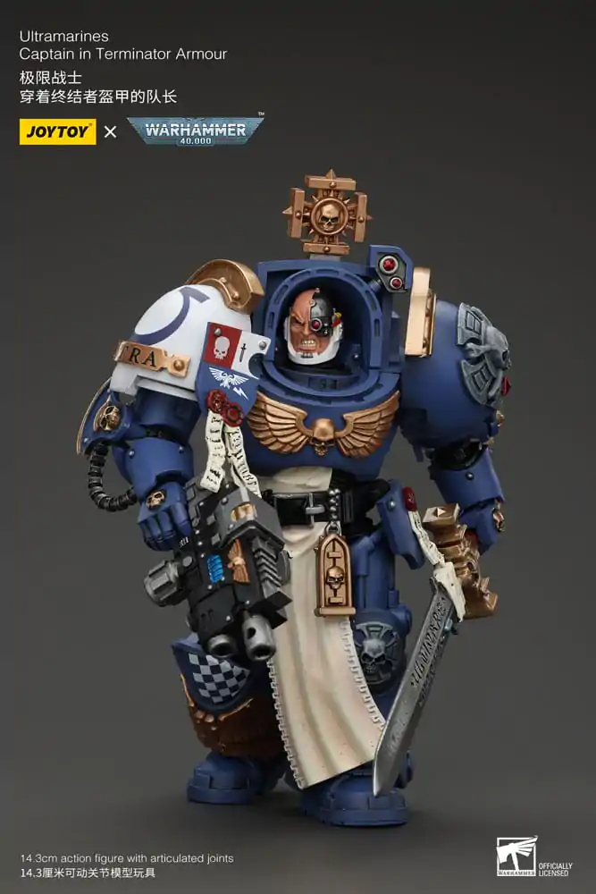 Warhammer 40k Figurka Akcji 1/18 Ultramarines Captain In Terminator Armour 14 cm zdjęcie produktu