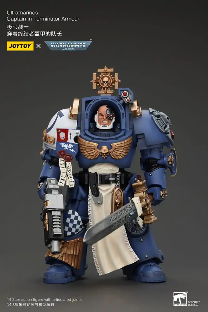 Warhammer 40k Figurka Akcji 1/18 Ultramarines Captain In Terminator Armour 14 cm zdjęcie produktu