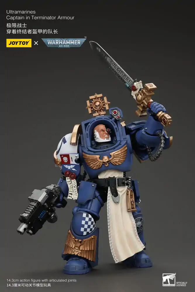 Warhammer 40k Figurka Akcji 1/18 Ultramarines Captain In Terminator Armour 14 cm zdjęcie produktu