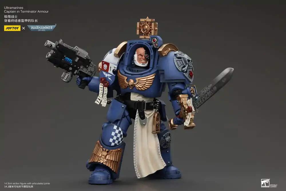 Warhammer 40k Figurka Akcji 1/18 Ultramarines Captain In Terminator Armour 14 cm zdjęcie produktu