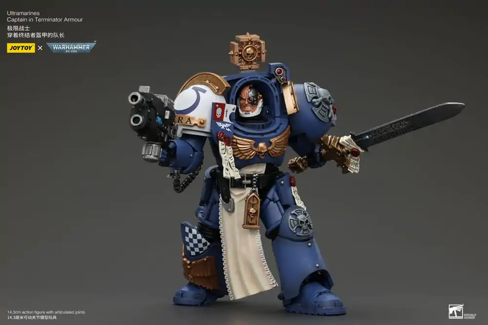 Warhammer 40k Figurka Akcji 1/18 Ultramarines Captain In Terminator Armour 14 cm zdjęcie produktu