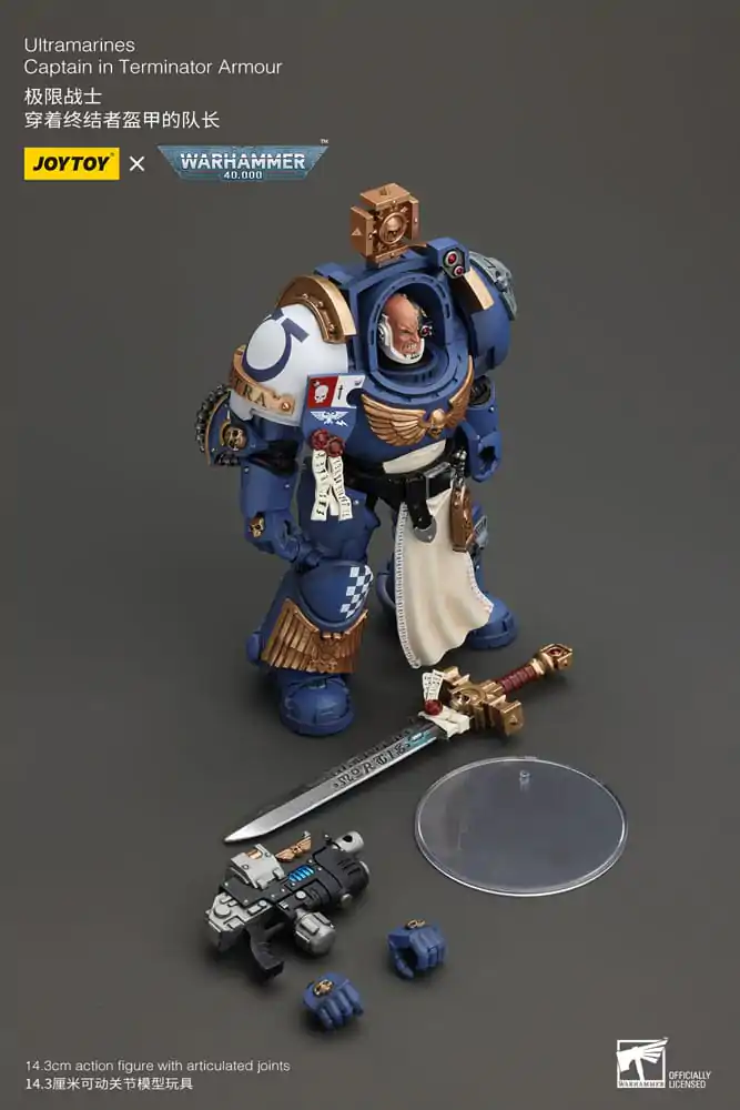 Warhammer 40k Figurka Akcji 1/18 Ultramarines Captain In Terminator Armour 14 cm zdjęcie produktu